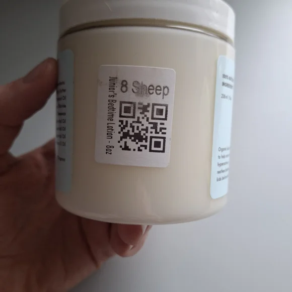 8 Sheep Organics Junior's Bedtime Magnesium Lotion For Good Sleep. Toddler - Picture 3 of 6